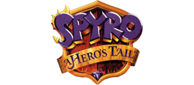 Spyro A Hero's Tail title screen for Playstation 2
